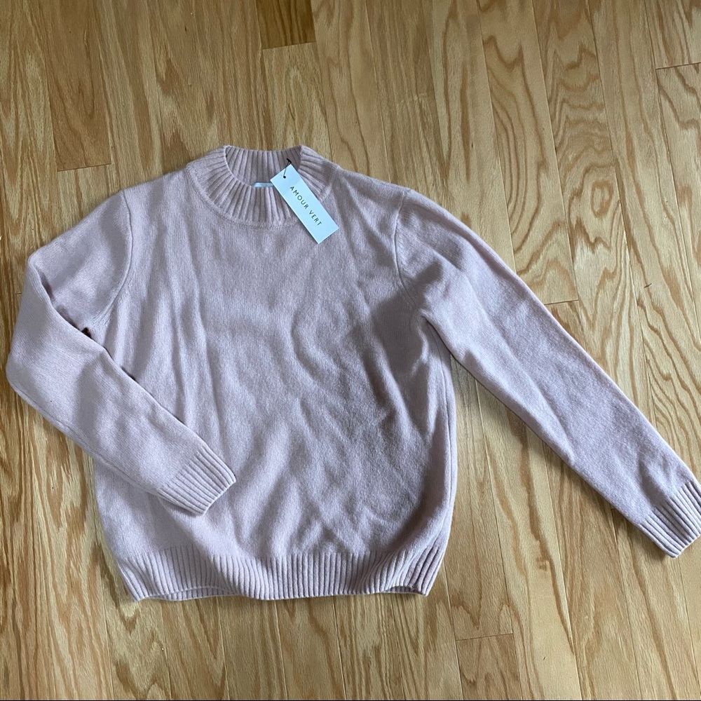 Amour Vert sweater 100% merino wool, sz S NWT